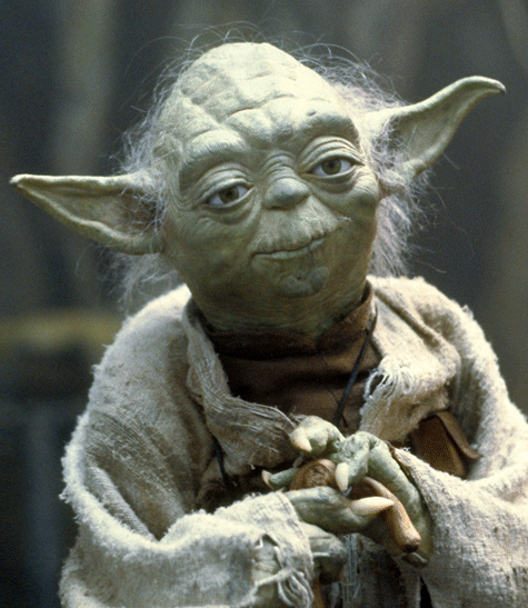 Vorbeam ca Yoda în trecut toţi